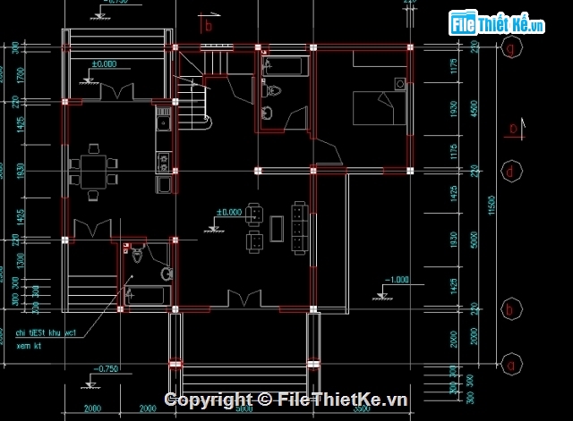 File cad,biệt thự phố,biệt thự mini,biệt thự mới,biệt thự đẹp 2